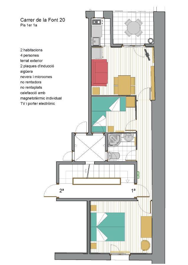Cal Tofones, 1Er 1A. Apartament Turistic A Borreda, 08619-Barcelona Ngoại thất bức ảnh